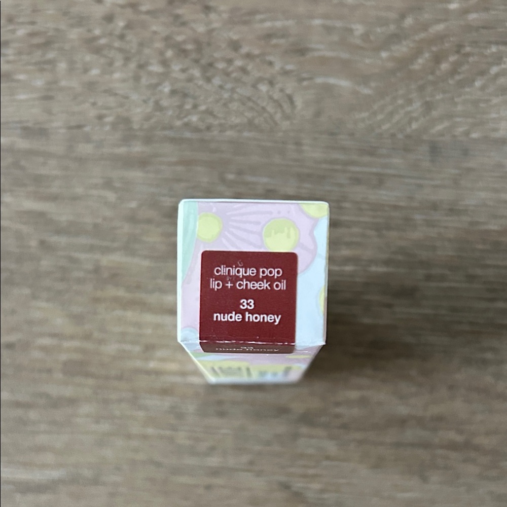 NEW IN BOX! Clinique Pop Lip & Cheek Oil in Nude Honey - Picture 2 of 3